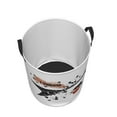 thumbnail image 3 of PAYOHTO Foldable Laundry Room Hamper Bucket Waterproof Bathroom Basket for College Student Living Room Storage Pillows Blankets Guitar Shape, 3 of 8