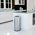 thumbnail image 2 of Halo  16 Gal Stainless Steel Rectangular Open Top Trash Can, 2 of 5