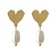 thumbnail image 5 of PRIYAL Pearl Earrings for Women, Dainty 14K Gold Plated 925 Sterling Silver Drop Quality Handpicked Freshwater Cultured Round Pearls Dangle Earrings Wedding Jewelry for Women Gifts, 5 of 15