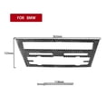 thumbnail image 3 of Soft Carbon Fiber Car Interior Decor Kits Carbon Fiber Interior Radio Console Cover Trim For BMW 6 Series F12 F13 2011-18 Sticker, 3 of 12