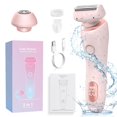thumbnail image 1 of Maquinilla de afeitar oficial Dusk para mujer: Glide Pro 3.0, afeitadora eléctrica 2 en 1, resistente al agua y recargable para uso en seco y húmedo (rosa), 1 of 5