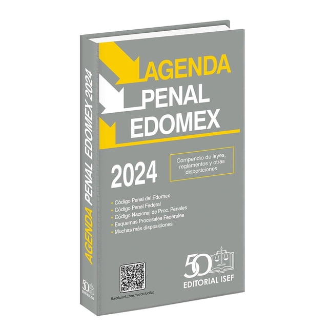 Libro Agenda Penal Del Estado De Mexico 2024 Tapa Blanda, Autor Ediciones Fiscales Isef, Editorial Ediciones Fiscales Isef, Sa