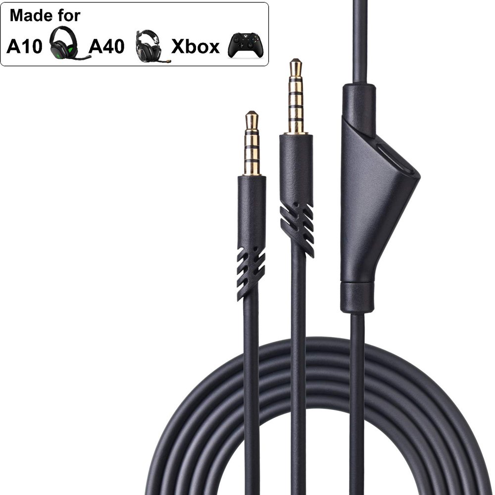 Replacement Audio Chat Talkback Cable Cord with Mute Function Fit for