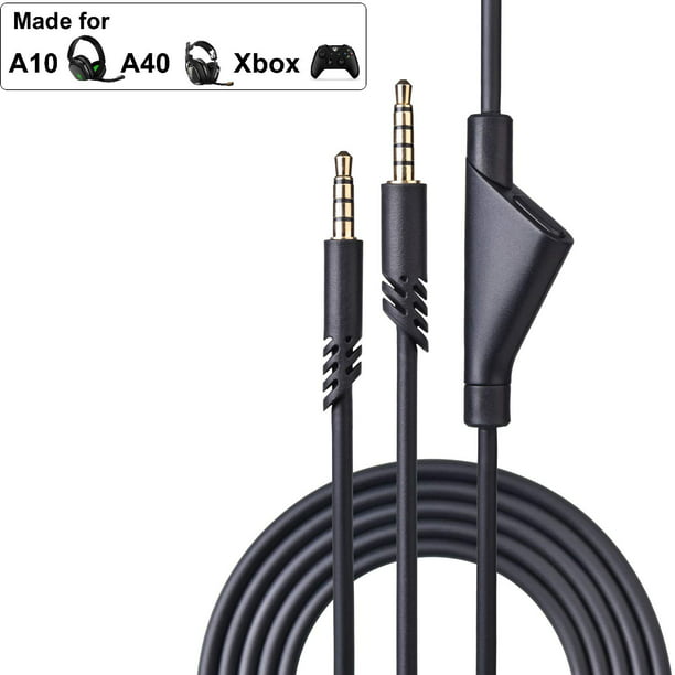 Replacement Audio Chat Talkback Cable Cord With Mute Function Fit For Astro A10 0 G233 G433 Gaming Headset Xbox One Controller Ps4 Etc Walmart Com Walmart Com