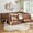 Natural, variant on URTR Full Size Multi Functional Low Floor Bed with Bookshelf and Storage Drawers, Safe Rounded Staircase, Solid Pine Wood, Easy Assembly, Natural