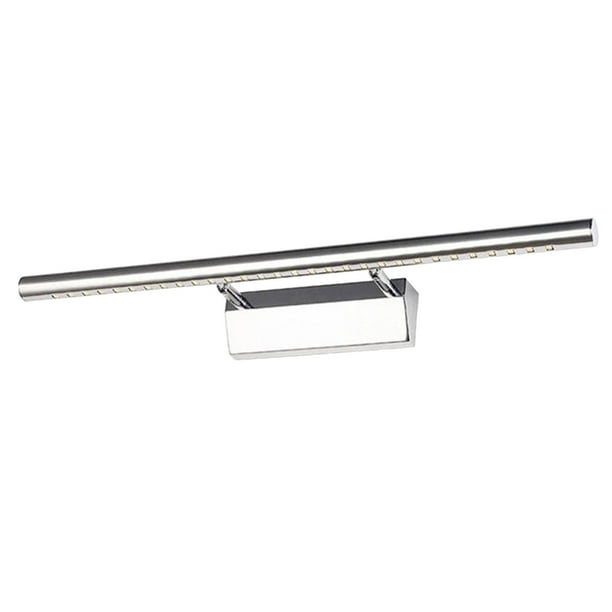 Espejo de lámpara LED perfecl maquillaje iluminación frontal Faro lámpara de pared de ahorro de energía Acero inoxidable 55cm 7W cálido
