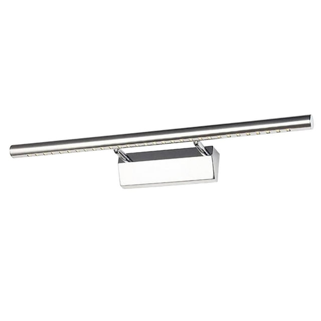 Tishita Appliques Murales de Salle de Bain Modernes en Acier Inoxydable à DEL pour Meuble-Lavabo 55 cm 7 W Blanc