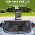 thumbnail image 3 of Fenbeli 300lbs Folding Camping Chairs with Cooler Bag and Table, Lawn Chairs for Outside, Sports, Fishing, Black, 3 of 8