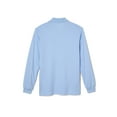 thumbnail image 2 of French Toast Boys School Uniform Long Sleeve Interlock Polo Shirt (Little Boys & Big Boys), 2 of 2