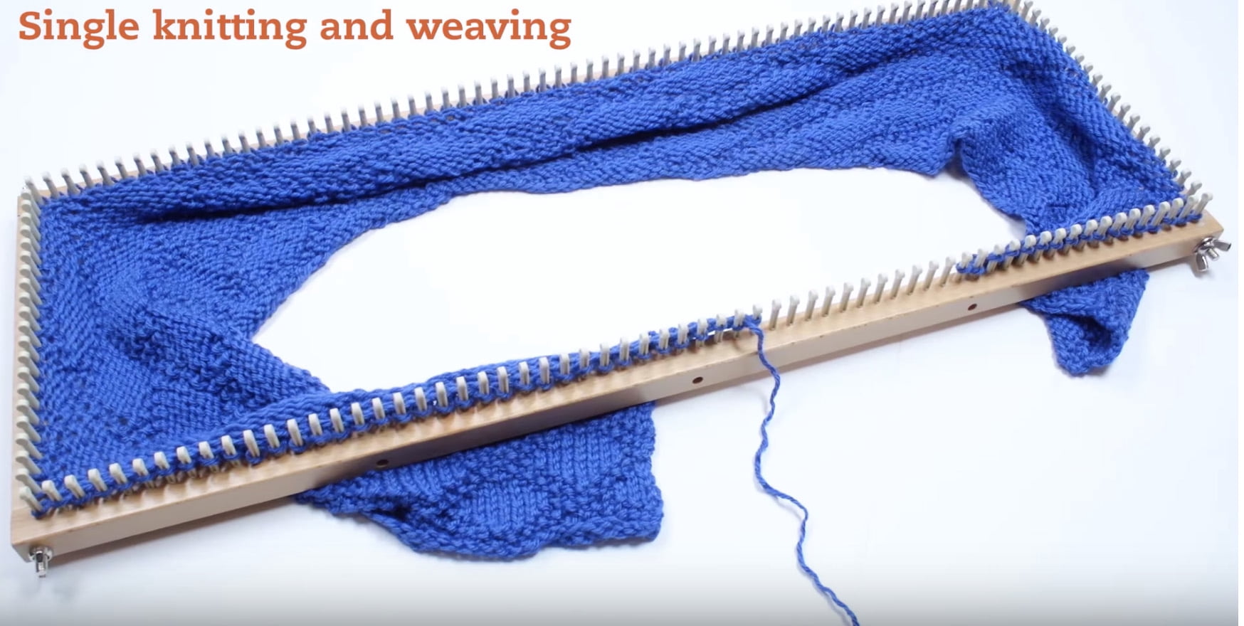 Authentic Knitting Board 28" Knitting Loom Board, 168 Pegs, Wood Adjustable Knitting Loom