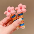 thumbnail image 4 of Fiudx Anillos para El Cabello con Lazo, Lindas Gomas para El Cabello, Suaves con Diseño Elástico, Ajustables para Un Peinado Fácil, Perfectos para Mañanas Ocupadas, Ideales para Niñas, Vienen En Dos, 4 of 4