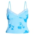 thumbnail image 5 of No Boundaries Lace Trim Mesh Camisole Top, Women's XXS-XXL, 5 of 5