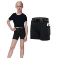 thumbnail image 2 of Pantalones cortos de voleibol Runhit 4 niñas de spandex con bolsillos, talla S, 2 of 6