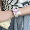 Sanrio Hello Kitty Iwatch Watchband Kawaii Cartoon 7 8 9 Braid KT Cat