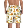 thumbnail image 3 of Naloa Tiger Lion Men's Beach Shorts, Surfing shorts, Swim trunks, Quick Dry Swim Trunks for Surfing Beach Fun - 3X-Large, 3 of 9
