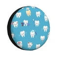 thumbnail image 1 of Fotbe Cute Healthy Teeth Funda de Llanta de Repuesto con Estampado, Engrosada, Ajuste Universal para Jeep, Remolque, RV, SUV, Camión-16 inch, 1 of 6