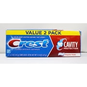 Crest Fluoride Anticavity Toothpaste Cavity Protection Regular Paste Pack of 2