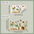 thumbnail image 4 of Momihoom Painted Sunflower Wall Decal Self-Adhesive Decorative Wall Stickers Boho Decal Sunflower Stickers Boho Groovy Floral Sticker, 4 of 8