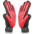 thumbnail image 1 of Pet Glove Grooming Tool Pet Hair Remover Mitt With Enhanced Five Finger Design, 1 of 5