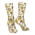 thumbnail image 7 of Goofa Honeycomb And Honey for 16in Socks, Funny Novelty Crazy Design Cotton Socks Sports Socks Knee High Socks For Men, Women,1Pairs - Gift For Working Friends, 7 of 7
