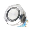 thumbnail image 1 of Interruptor de botón momentáneo 5A 250V Sharpla LED 1NO1NC, 1 of 6