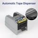 thumbnail image 3 of Dispensador automático de cinta Máquina cortadora de 2 cintas Rueda de plástico mejorada, 3 of 8