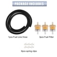 thumbnail image 7 of Unique Bargains 1 Set Motorcycle Fuel Line Hose Clamps Fuel Filters for CRF50 70 90 150CC ATV Moped Scooter Dirt Bike Black, 7 of 7
