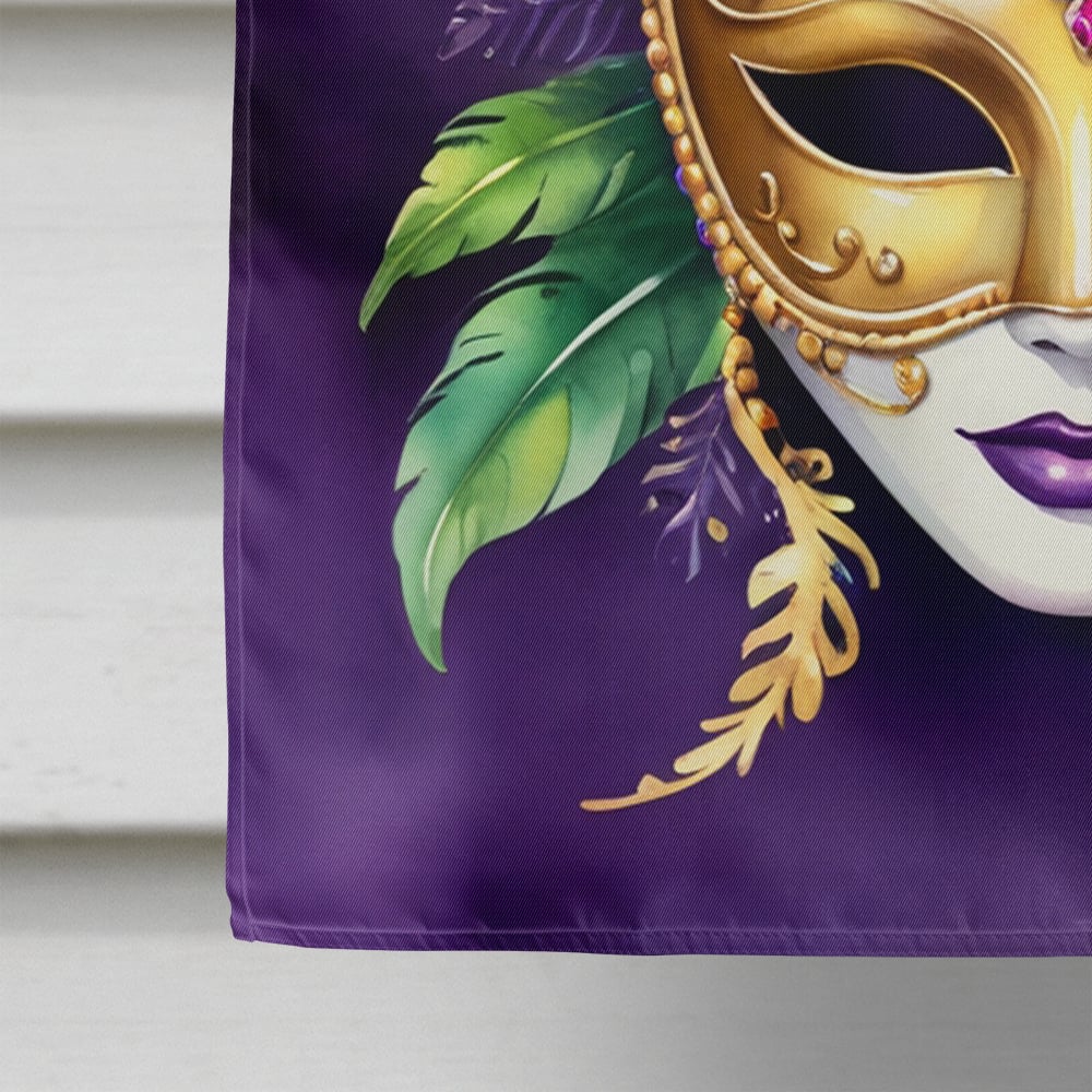 Mask Mardi Gras House Flag 28 in x 40 in