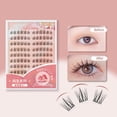 thumbnail image 1 of Segmented Glue Free False Eyelashes No Glue Needed Waterproof Remover-Free Beginner Friendly, 1 of 1