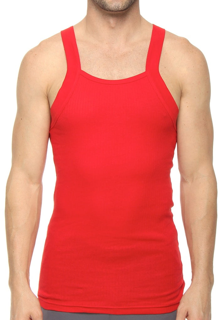 square cut tank tops big and tall