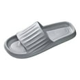thumbnail image 1 of B91xZ Mens Slip On Sandal Shoe Quick Dry Flip-Flop Slides Soft Comfort Fit & Arch Support,Gray 10, 1 of 4