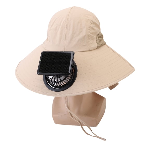 Sombrero De Pesca Para Acampar, Senderismo, Tela De Mezcla De Poliéster Y Algodón, Sombrero Ligero Con Forma De Cubo Para El Sol, Control De Voz AI, Transpirable Para Ciclismo