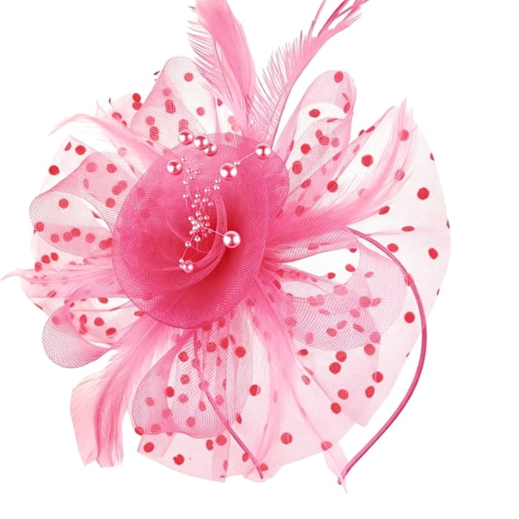 Headbands for Women Tulle Mesh Clip Headpiece for Halloween Party Decoration