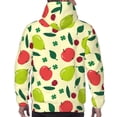 thumbnail image 5 of Hoodies for Men - Cute Teal Pear Red Fruit Long Sleeve Comfrt Men'S Fashion Hoodies & Sweatshirts, Sweatshirts for Men Hoodies Pullover Clothing Clothes with Pouch, 5 of 7