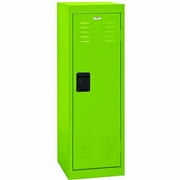 48" Single Tier Steel Locker, Electric Green