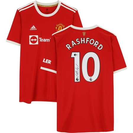 Marcus Rashford Manchester United Autographed Adidas 2021-22 Red Jersey - Fanatics Authentic Certified