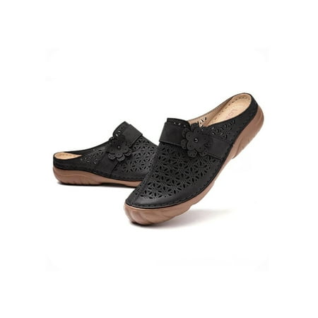 

Colisha Women s Backless Walking Sneakers Summer Slip-on Mule Shoes Closed Toe Slippers