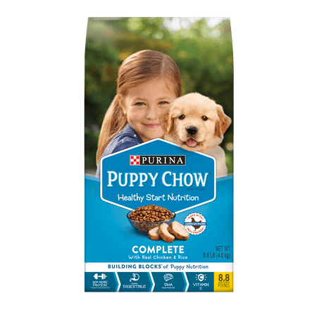 Purina Puppy Chow Complete With Real Chicken Dry Puppy Food - 8.8 lb. (Best Rated Puppy Food)