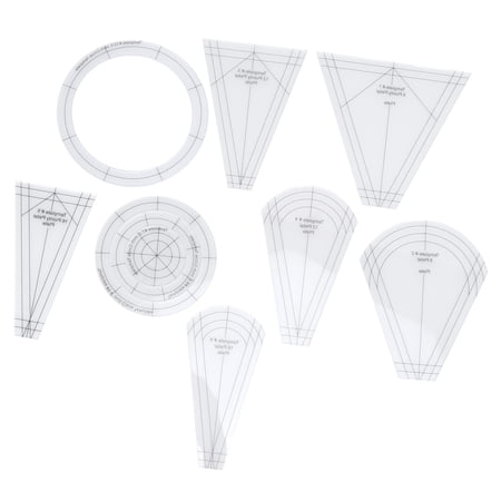 Weaving Ruler Quilting Template, Sewing Machine Ruler Template Rulers For Quilting ...