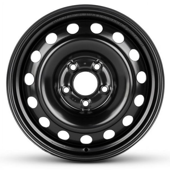 New OEM Replacement Wheel 16x6.5 in for 2003-2007 Mitsubishi Lancer Painted Black 16 inch Steel Rim