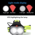 thumbnail image 1 of Luz de pecho Jadeshay LED recargable para correr color verde y negro, 1 of 14