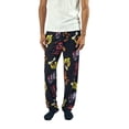 thumbnail image 6 of Five Nights At Freddy's Neon Character Heads Men's Black Sleep Pajama Pants-Small, 6 of 7