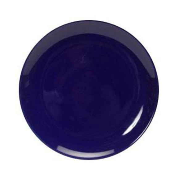Tuxton China BCA-0904 9 in. Healthcare Plate - Cobalt - 1 Dozen