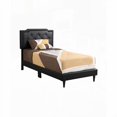 thumbnail image 2 of Classic Black Twin Bed Enhancing Contemporary Decor with Casual Style, 2 of 5