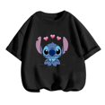 thumbnail image 3 of 2024 Camiseta Kawaii Lilo Stitch Ropa para Niños Anime Moda de Verano Camisetas para Niños Casual Manga Corta Bebé Niños Camionero, 3 of 5