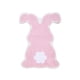 thumbnail image 2 of Esterilla de conejo de Pascua - Alfombra rosa de poliéster interior/exterior 50x80cm para porche, dormitorio, pasillo y decoración de residencia, 2 of 7