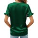 thumbnail image 5 of TaTaai Women's Satin V Neck Short Sleeve Shirt, Business Casual Silky Drape, Lightweight for Office Daily Party Formal Occasions Gift, 5 of 8