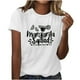 thumbnail image 1 of Camisetas de Manga Corta para Mujeres de Longitud Regular de Poliéster Sólido, Camiseta de Fiesta de Mayo Y Blusa Del Festival para la Primavera Y el Verano, 1 of 3