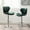 Green, variant on 360° Swiveling Green Adjustable Barstools / Provide Flexibility in Seating Arrangements