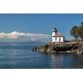 thumbnail image 2 of Majchrowicz, Alan 24x17 Black Ornate Wood Framed with Double Matting Museum Art Print Titled - Lime Kiln Lighthouse-Lime Kiln Point State Park-San Juan Island-Washington State, 2 of 4